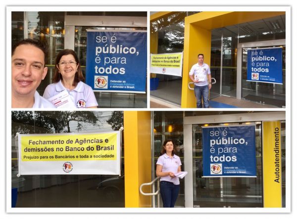  Pactu no Dia Nacional de Luta no Banco do Banco do Brasil