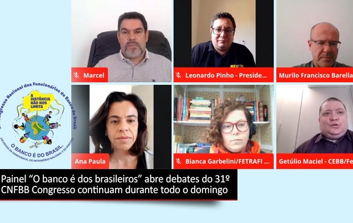 Painel “O banco é dos brasileiros” abre debates do 31ºCNFBB