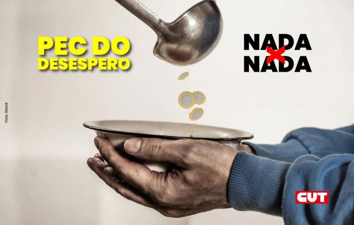 PEC do Desespero não combate a fome e não vai melhorar orçamento das famílias