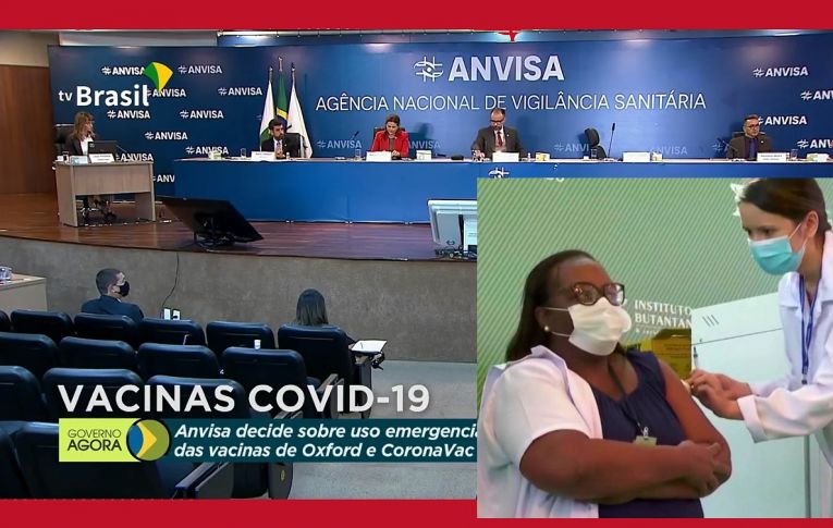 Por unanimidade, diretoria da Anvisa aprova uso emergencial de vacinas contra a covid-19