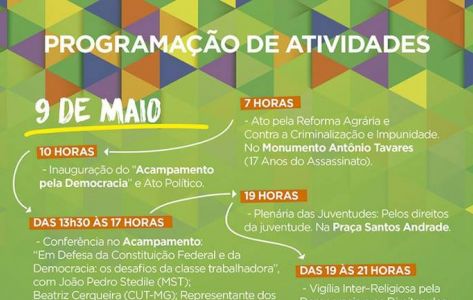 PR: Frente Brasil Popular promove Jornada pela Democracia em Curitiba