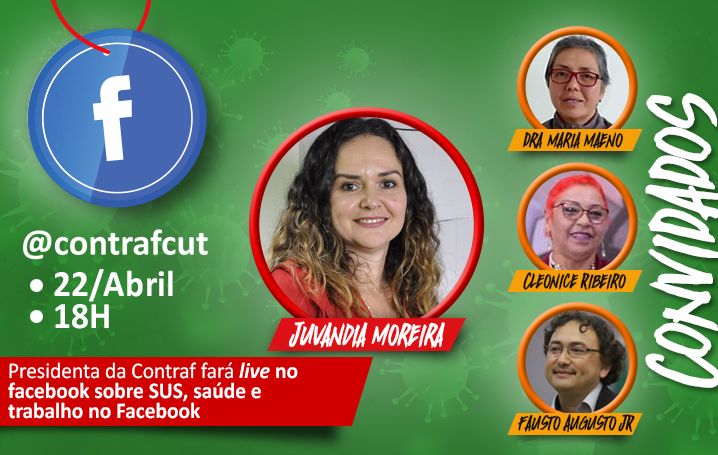 Presidenta da Contraf fará live no facebook sobre SUS, saúde e trabalho no Facebook