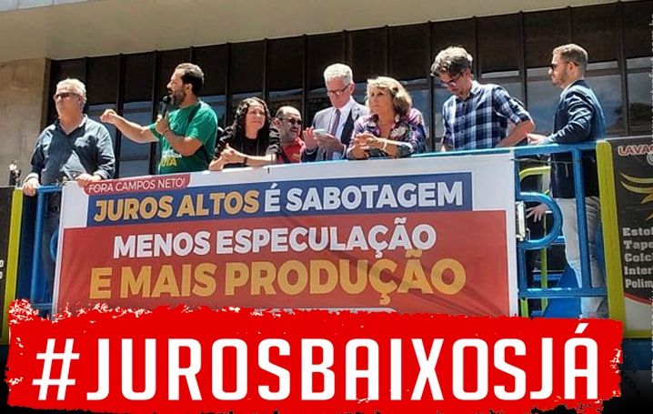 Protestos contra juros altos ocorrem em todo o Brasil