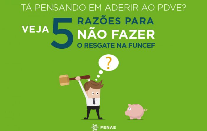 Razões para não fazer o resgate na Funcef