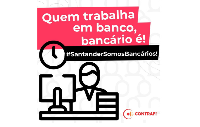 Santander lucra, terceiriza e corta direitos dos bancários