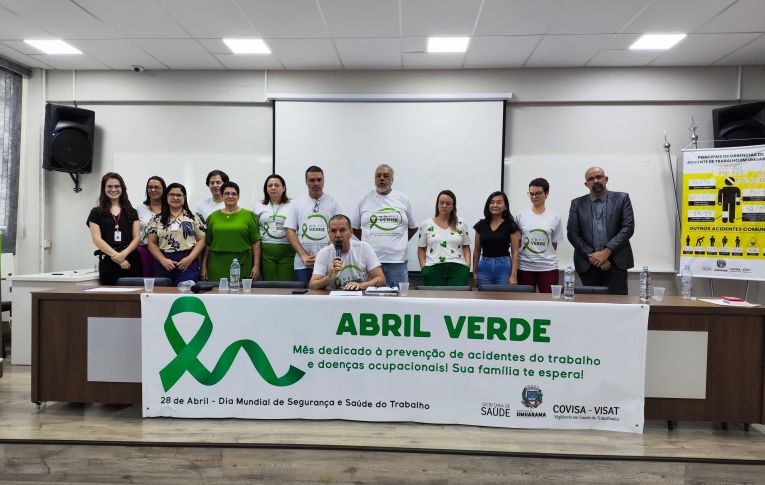 Seminário aborda saúde mental do trabalho durante ações da campanha Abril Verde