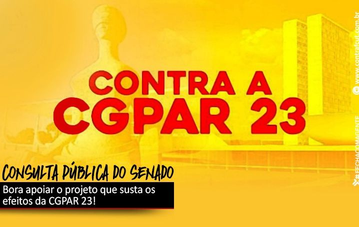 Senado abre consulta pública sobre projeto que susta CGPAR 23