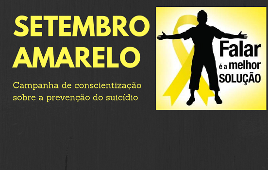 Setembro amarelo | Campanha de conscientização sobre a prevenção ao suicídio 