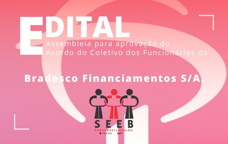 Sindicato de Paranavaí realiza assembleia com bancários da Bradesco Financiamentos S/A