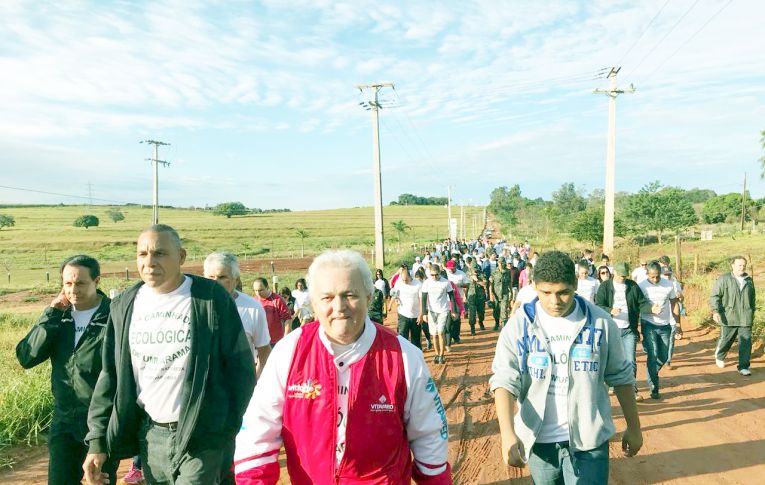 Sindicato dos Bancários de Umuarama participou da 17º Caminhada Ecológica de Umuarama