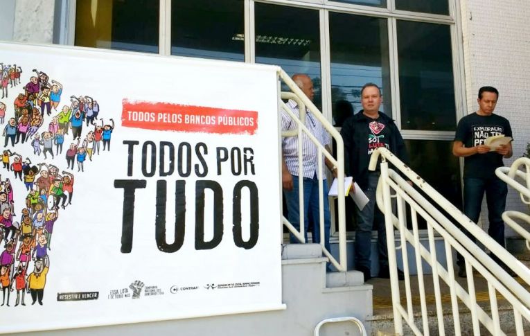 Sindicatos do Pactu participam do Dia Nacional em Defesa dos Bancos Públicos