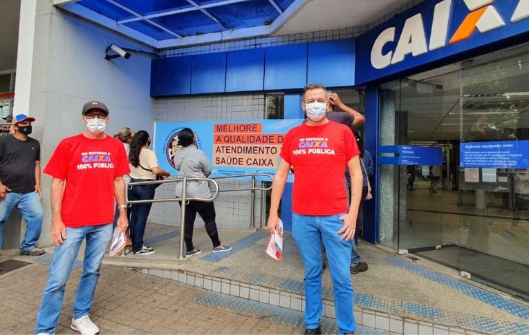 Sindicatos do Pactu participaram do Dia de Lutas dos Empregados da Caixa