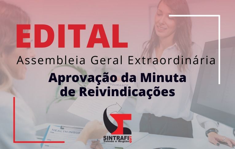 Sintrafi Toledo convoca Assembleia para aprovação da Minuta de Reivindicações