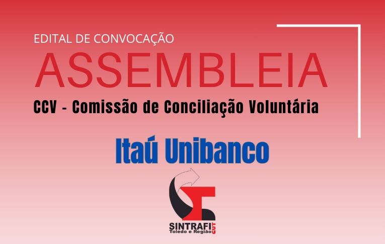 Sintrafi Toledo convoca Assembleia Virtual sobre Acordo para instalação da CCV