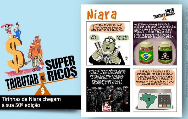 Tirinhas da Niara chegam à sua 50ª edição