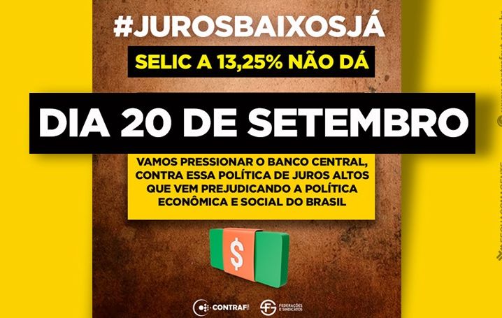 Trabalhadores voltam a protestar contra juros altos em todo o Brasil