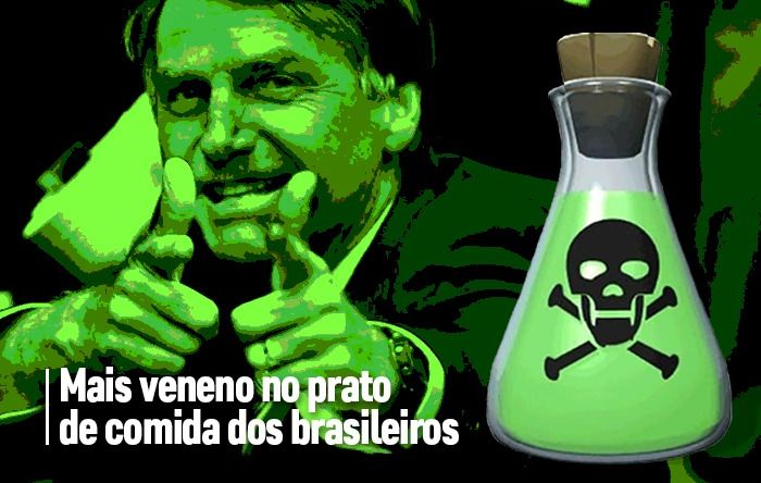 Tsunami de agrotóxicos: Bolsonaro libera mais veneno para mesa dos brasileiros