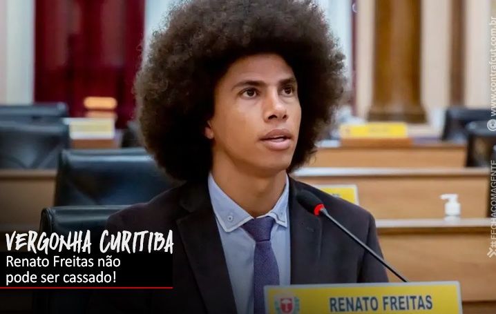 Vereador negro de Curitiba pode ser cassado por participar de protesto