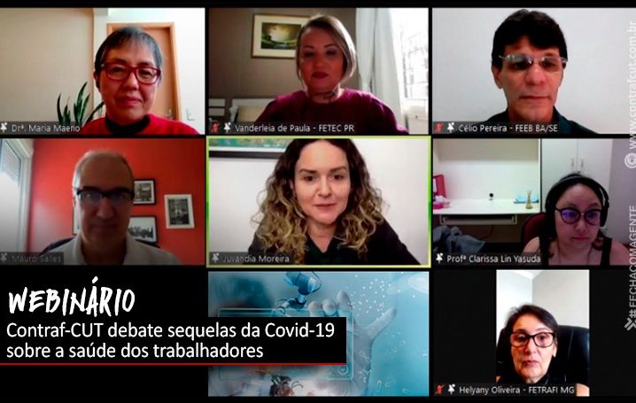 Webinário da Contraf-CUT aborda as sequelas da Covid-19 sobre a saúde dos trabalhadores