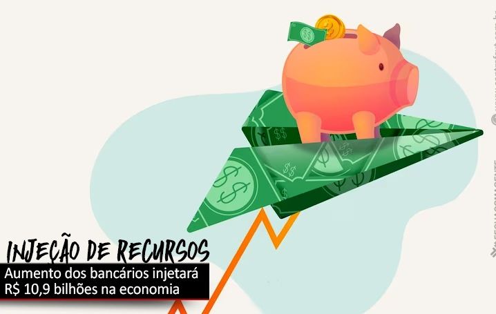 Aumento real dos bancários injetará R$ 10,9 bilhões na economia