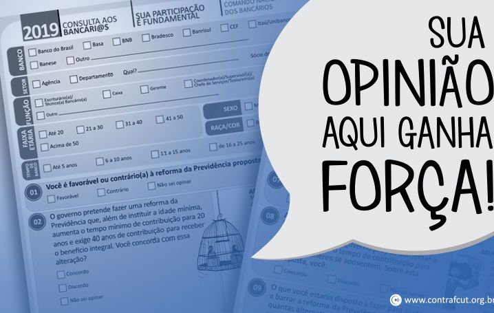 Bancários respondem à Consulta Nacional