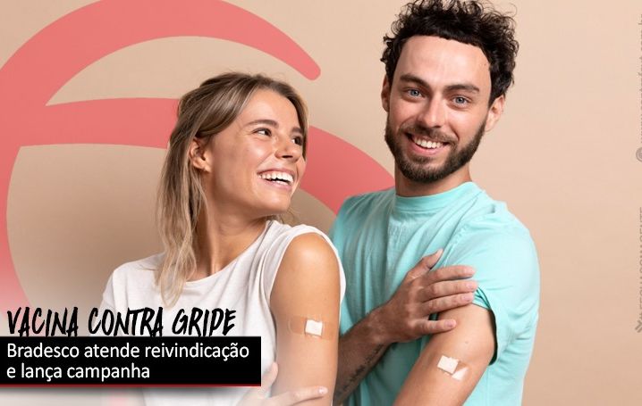 Bradesco atende reivindicação da Contaf-CUT e lança vacinação para funcionários e dependentes