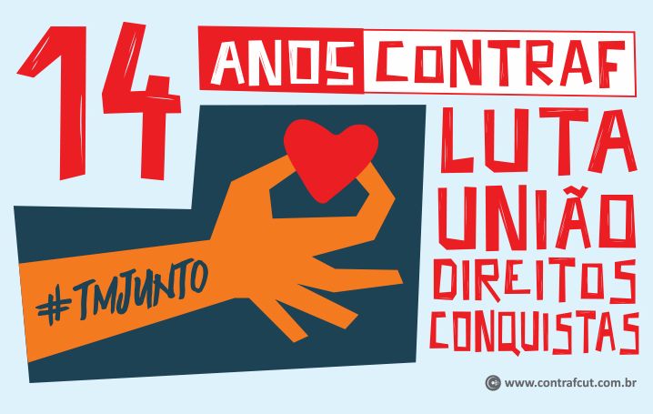 Contraf-CUT completa 14 anos de luta em defesa dos trabalhadores