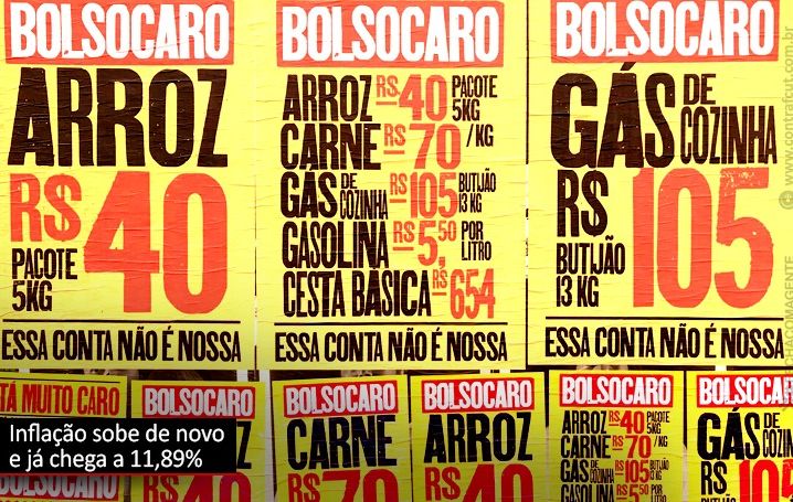 Inflação de junho sobe e acumula alta de 11,89% em 12 meses