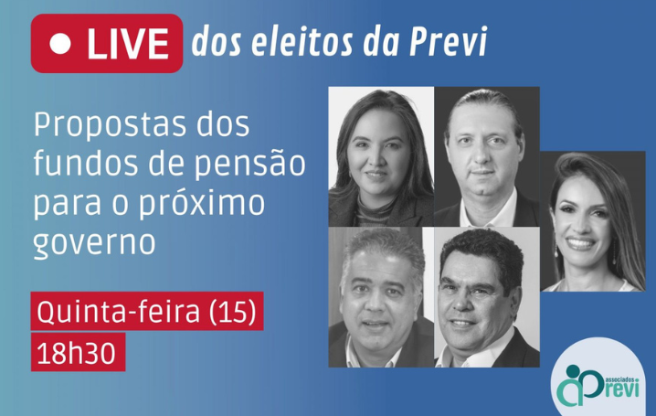 Live dos eleitos da Previ aborda projeto para fundos de pensão em um novo governo