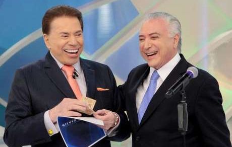 Silvio Santos vira garoto-propaganda de Temer e é alvo de críticas nas redes sociais