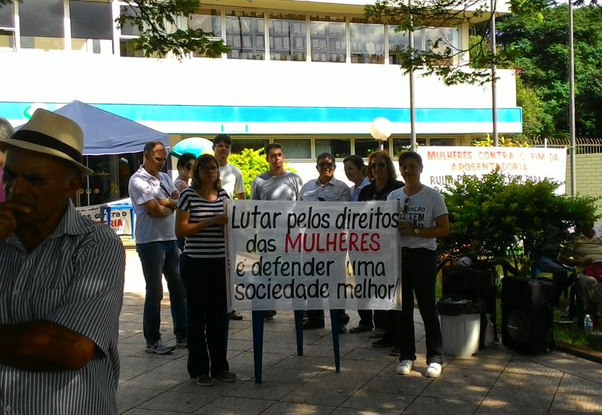 Ato contra a Reforma da Previdência em Campo Mourão