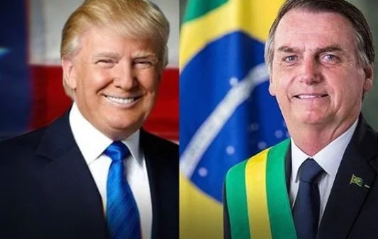 Bolsonaro em Trump fazem acordo para invadir a Venezuela 