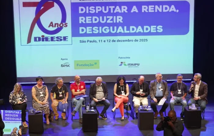 CUT e centrais celebram os 70 anos do Dieese em ato em São Paulo 