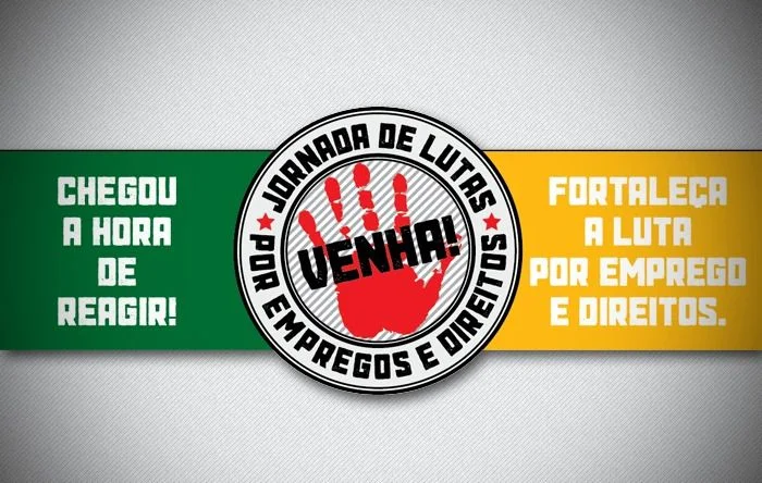 CUT e centrais começam Jornada por Empregos e Direitos nesta terça (10) 