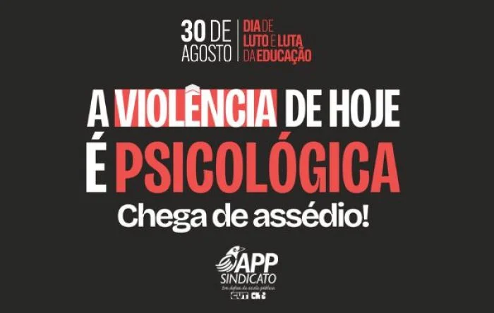 Educação do Paraná vai às ruas em 30/08 contra as violências do governo Ratinho Jr 