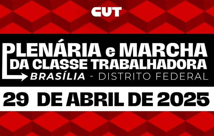 Marcha a Brasília leva pauta da CUT e demais centrais pelo fim da escala 6 x 1 