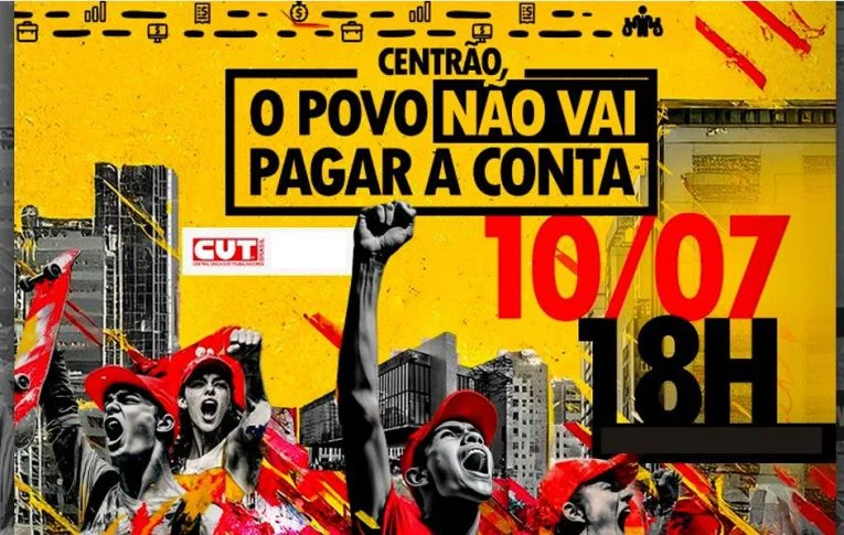 Movimento sindical bancário adere às manifestações para exigir taxação dos super-ricos