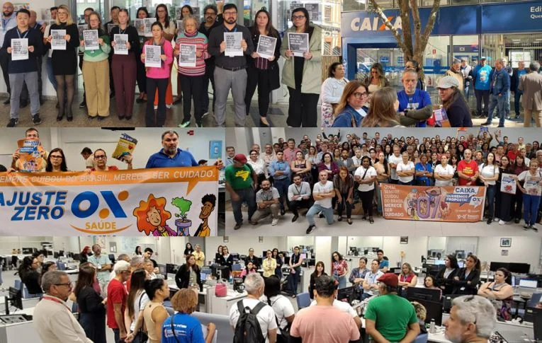 Saúde Caixa: Manifestações em todo país pedem reajuste zero