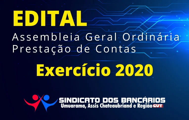 Sindicato de Umuarama convoca Assembleia para Prestação de Contas