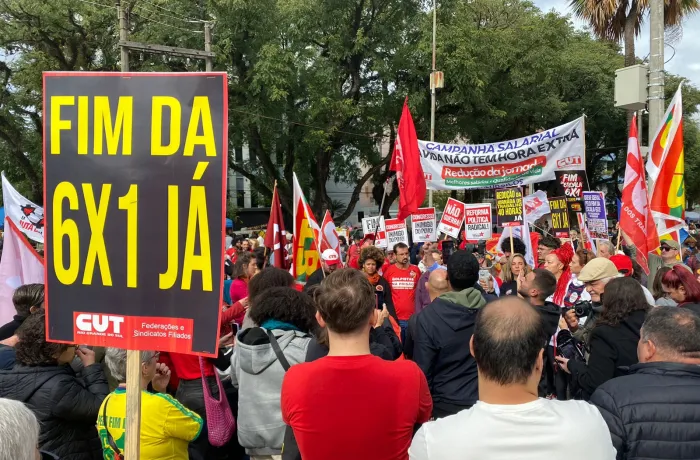 Fim de semana de atos e manifestações reforçam pressão pelo fim da escala 6x1 
