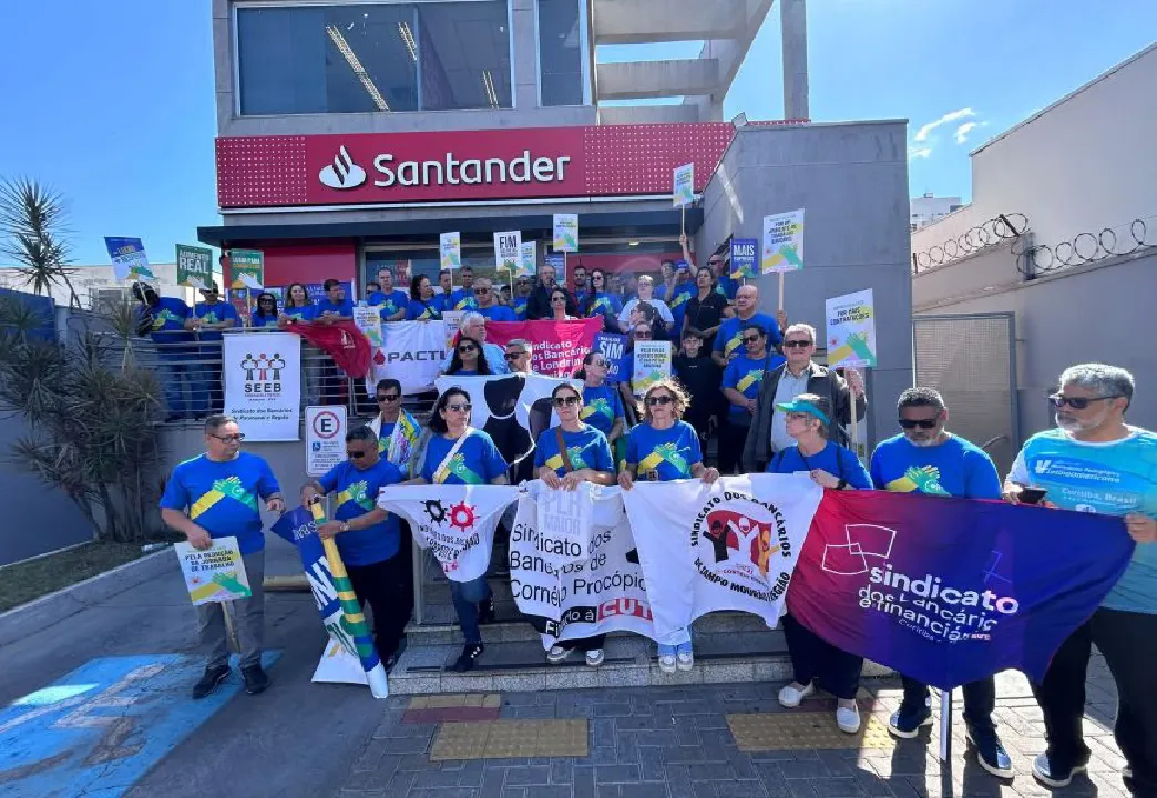 Caravana da Fetec-CUT/PR encerra roteiro da campanha salarial em Paranavaí